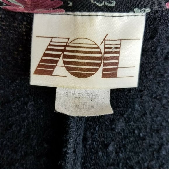 Vintage 90s Boucle Sweater Dress size Medium wool - Picture 8 of 9